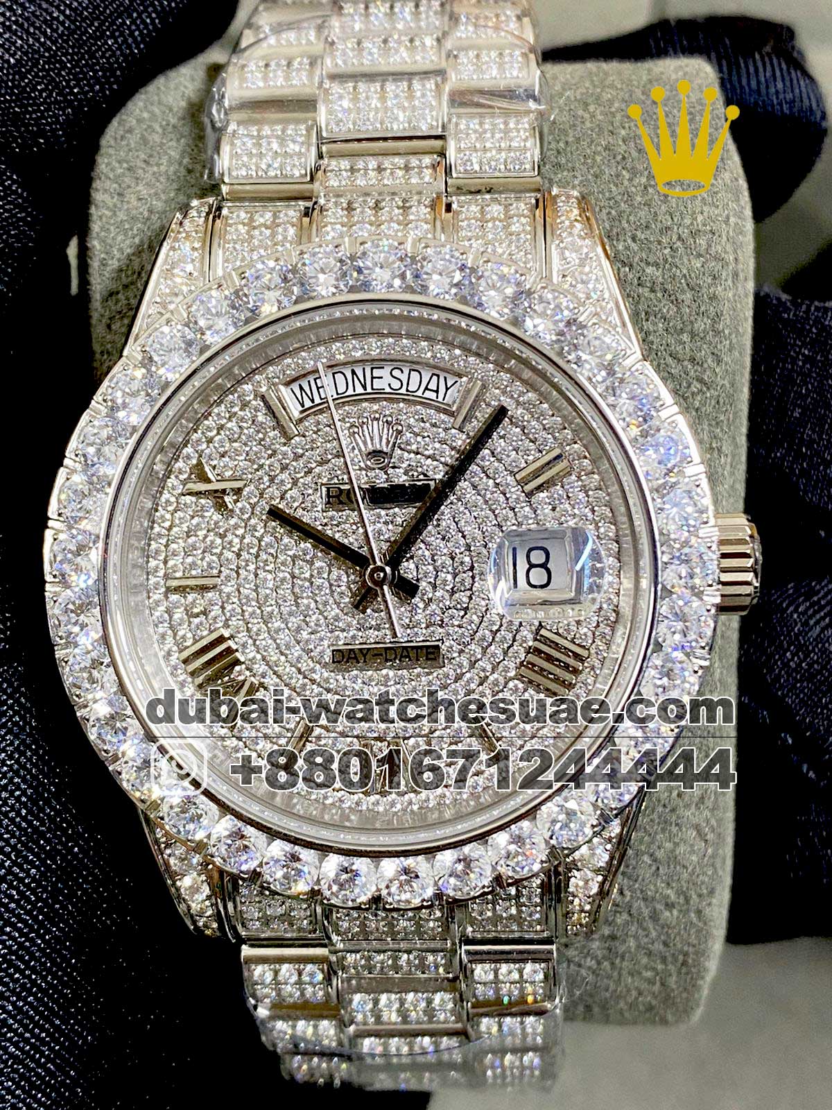 Rolex Ice Out Super Clone Replica Replica Watches in Kuwait