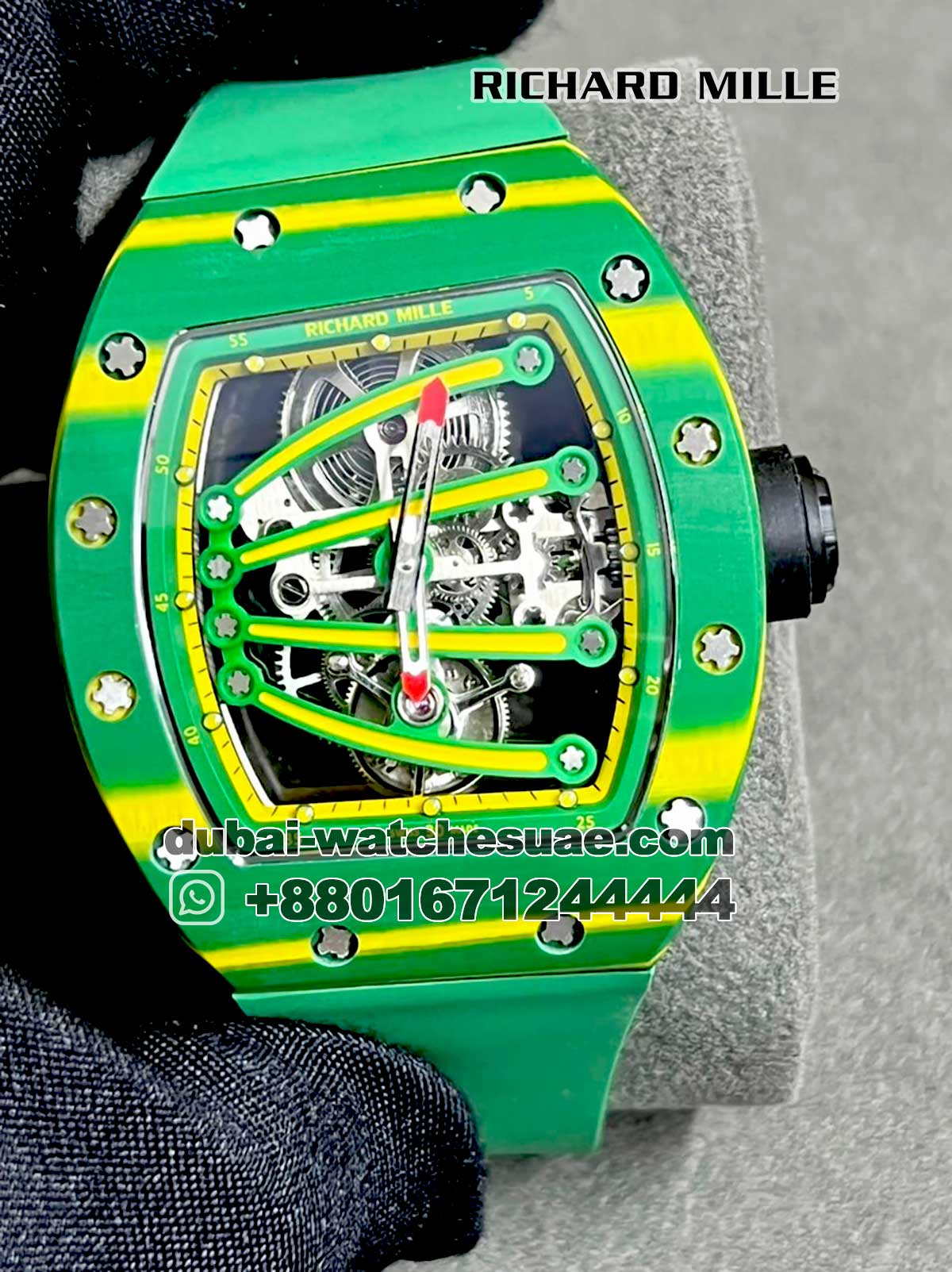 Richard Mille RM 59 01 Green Replica Watches in Kuwait