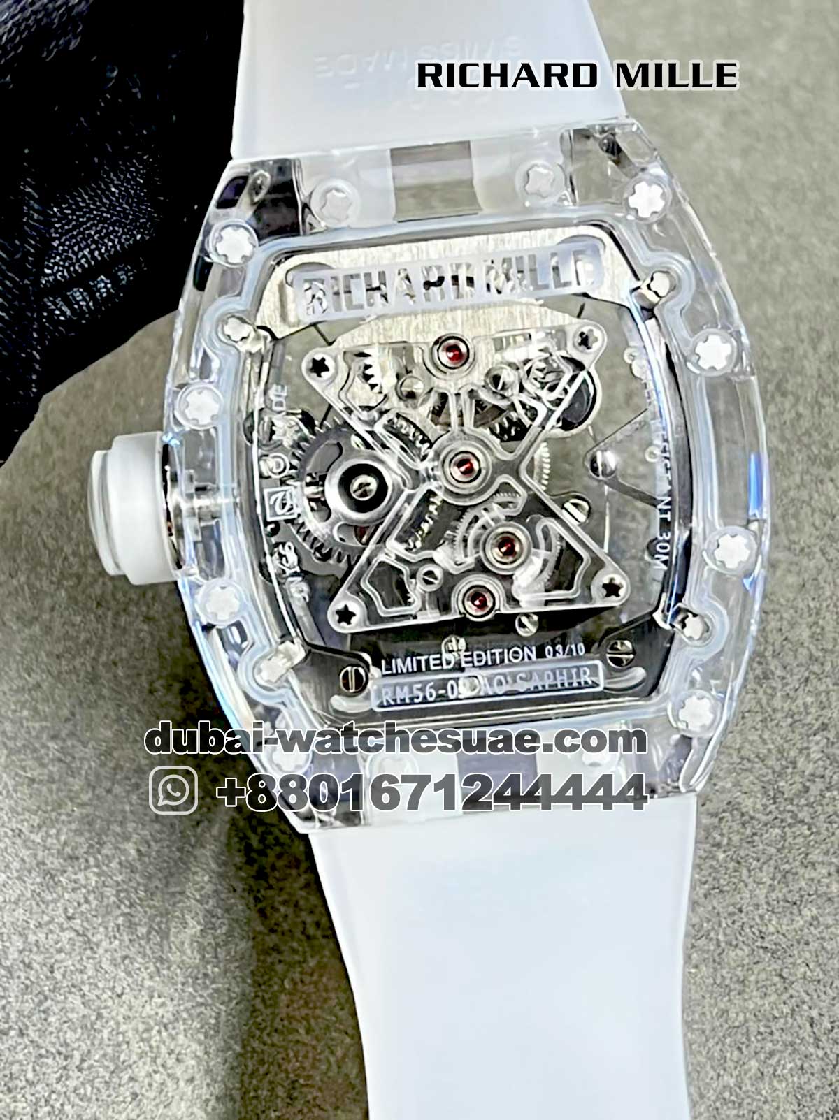 The Richard Mille RM 56 02 Tourbillon Sapphire Replica Watches